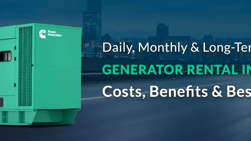 Generator rental image