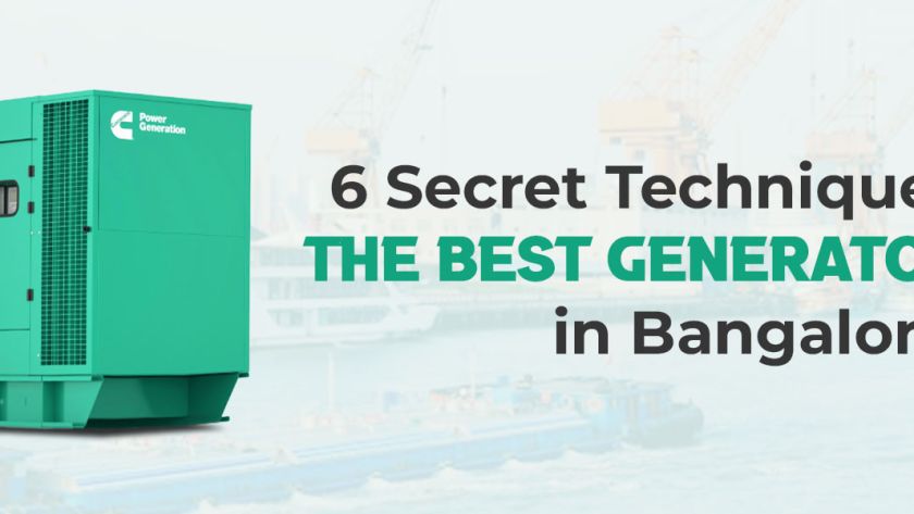 Banner image - generator rental in bangalore