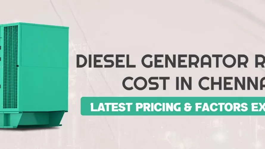 Diesel Generator Rental Cost in Chennai