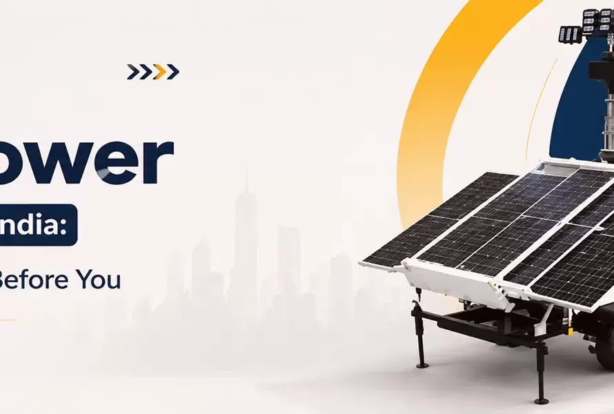 Solar Light Tower Manufacturers in India