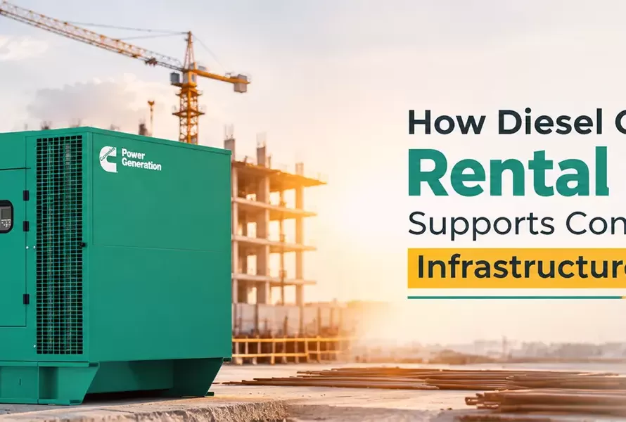 Diesel Generator Rental in Chennai Supports Construction Projects