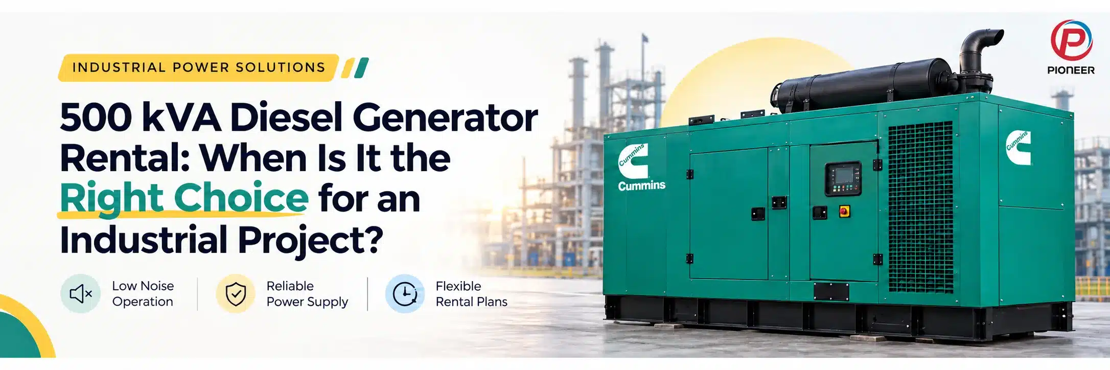 500 kVA Diesel Generator Rental